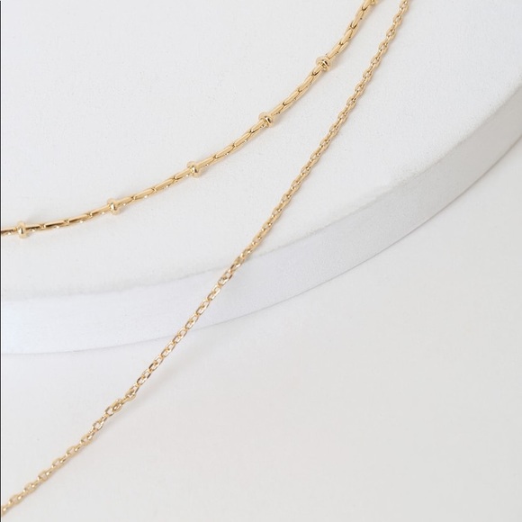 Run to You Gold Choker Necklace Set NWT Lulus - Picture 5 of 6